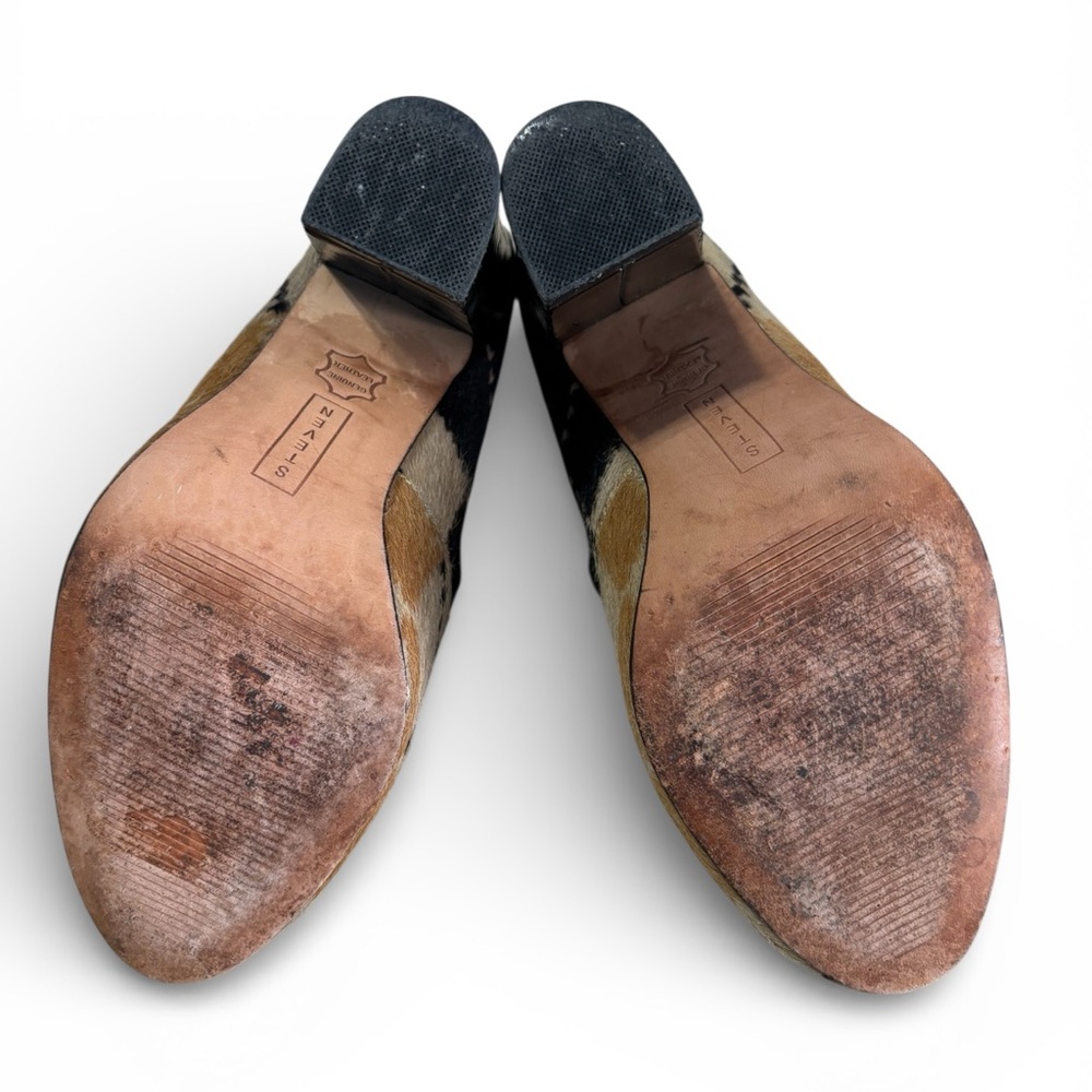 Steven By Steve Madden Argyle Black and Tan Heels - Picture 5 of 7